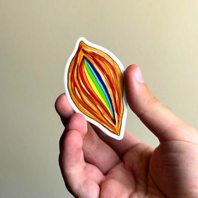 Rainbow &amp; Trans Pastizz Stickers
