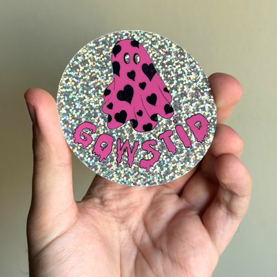 Gowstid Clear &amp; Glitter Stickers