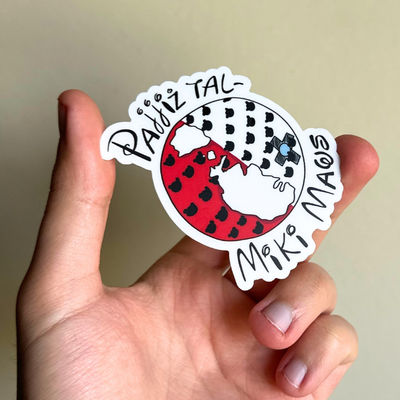 Pajjiż tal-Miki Maws Clear Sticker