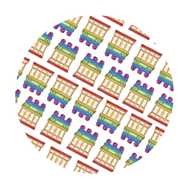Rainbow Balcony Coaster