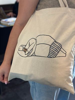 Sleeping Lady with Pastizz Tote Bag