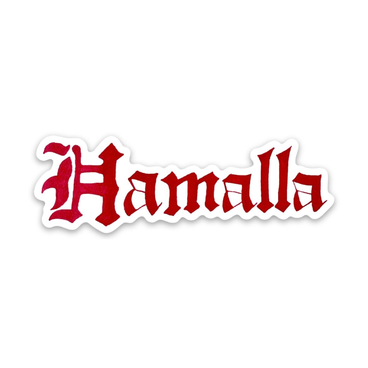 Ħamalla Red Sticker