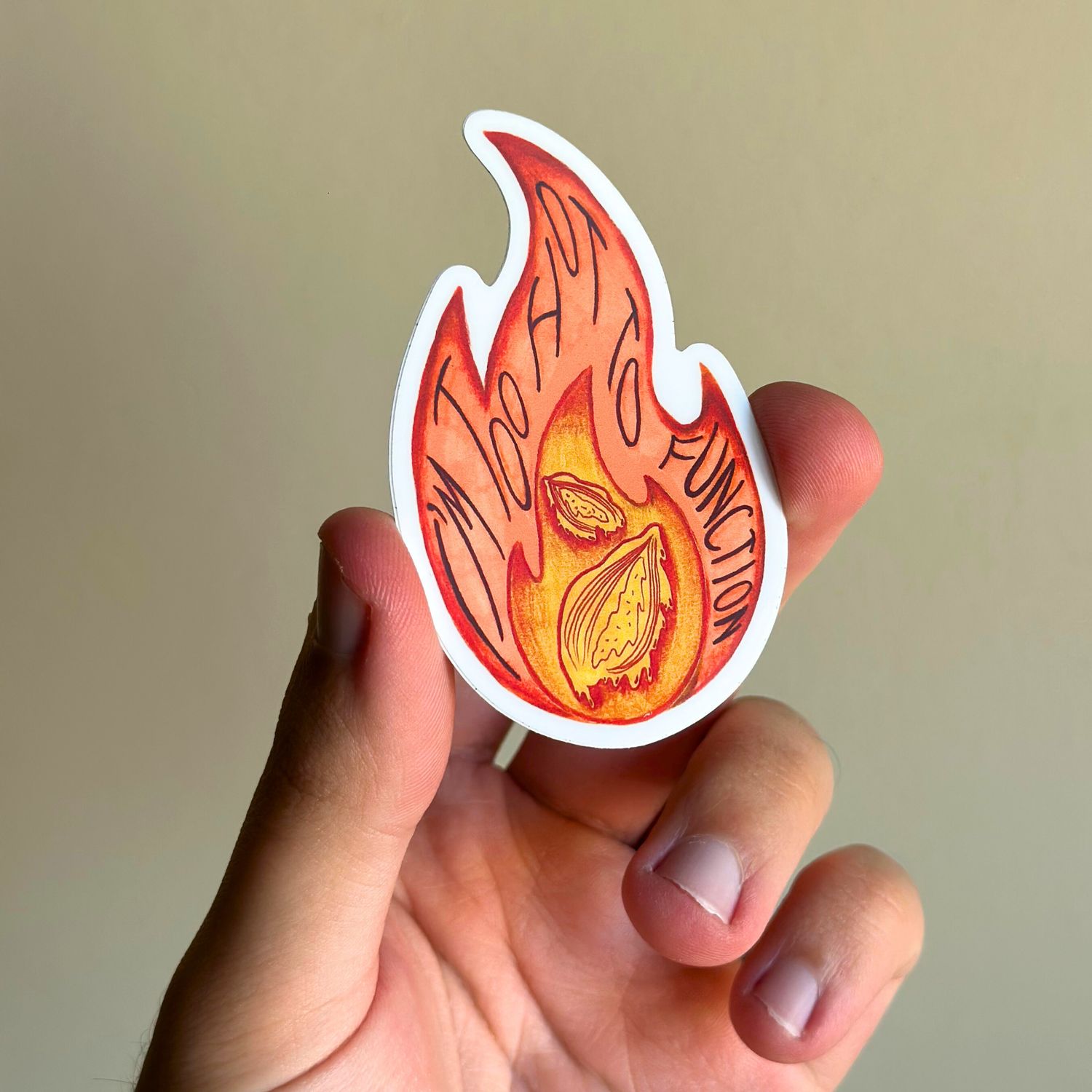 Pastizz Flame Sticker