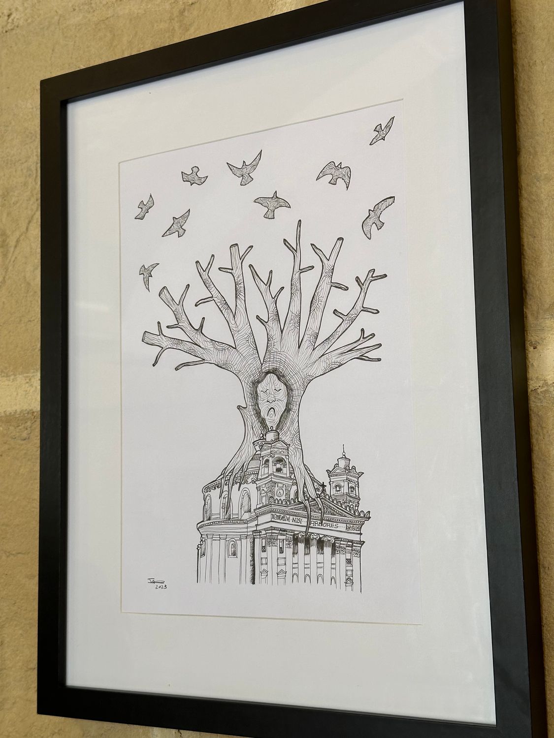 Nisi Arbores Framed Illustration