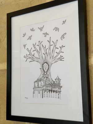Nisi Arbores Framed Illustration
