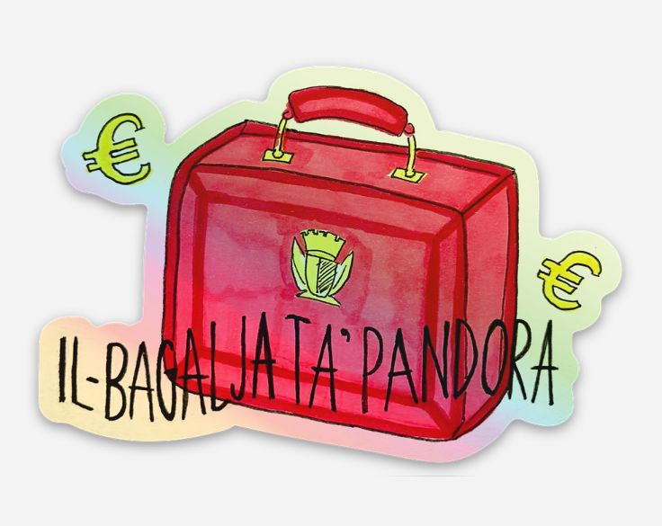 Il-Bagalja Ta&#39; Pandora Holographic Sticker