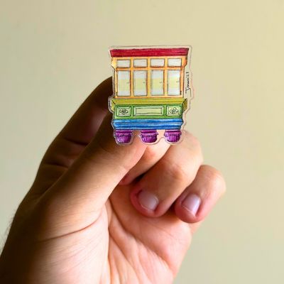 Rainbow Balcony Pin