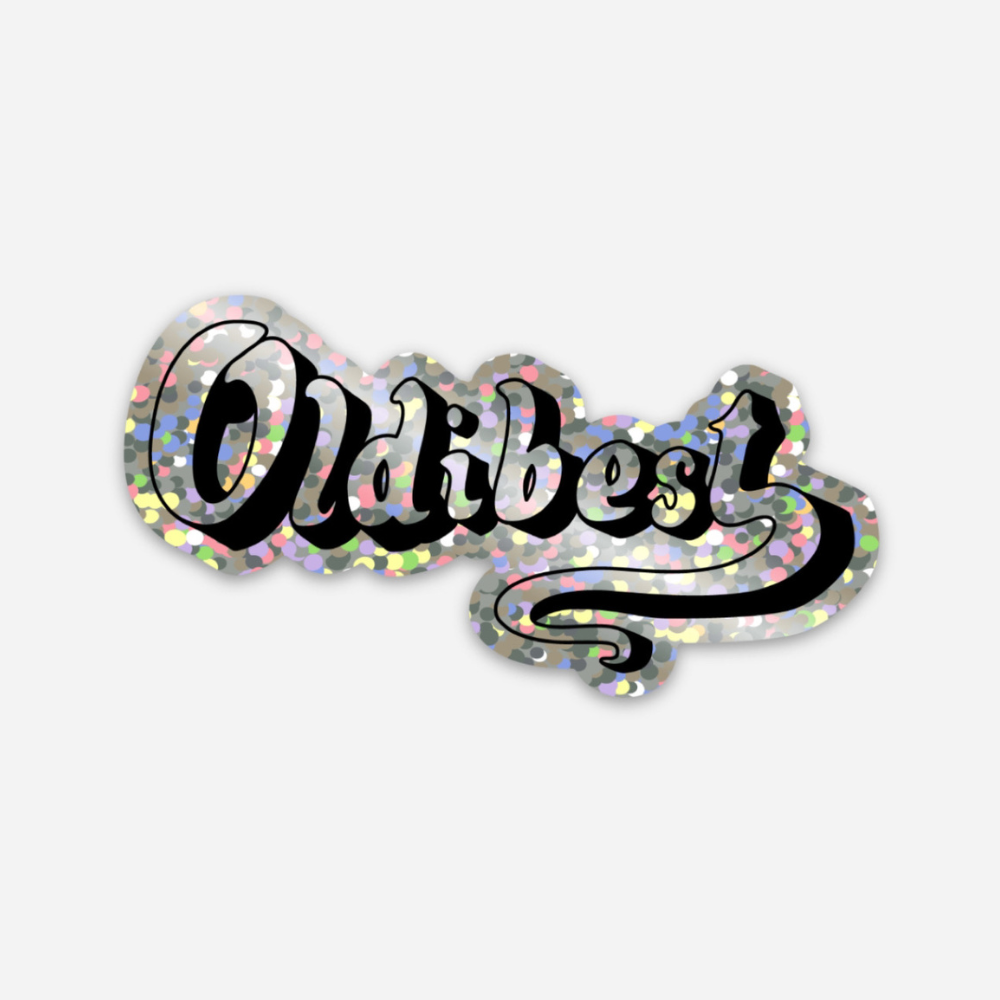 Oldibest Glitter Sticker