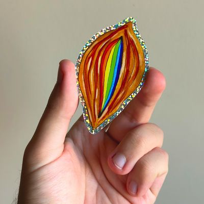 Rainbow &amp; Trans Pastizz Stickers