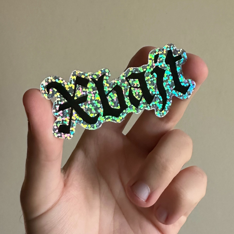 Xbajt Glitter Sticker