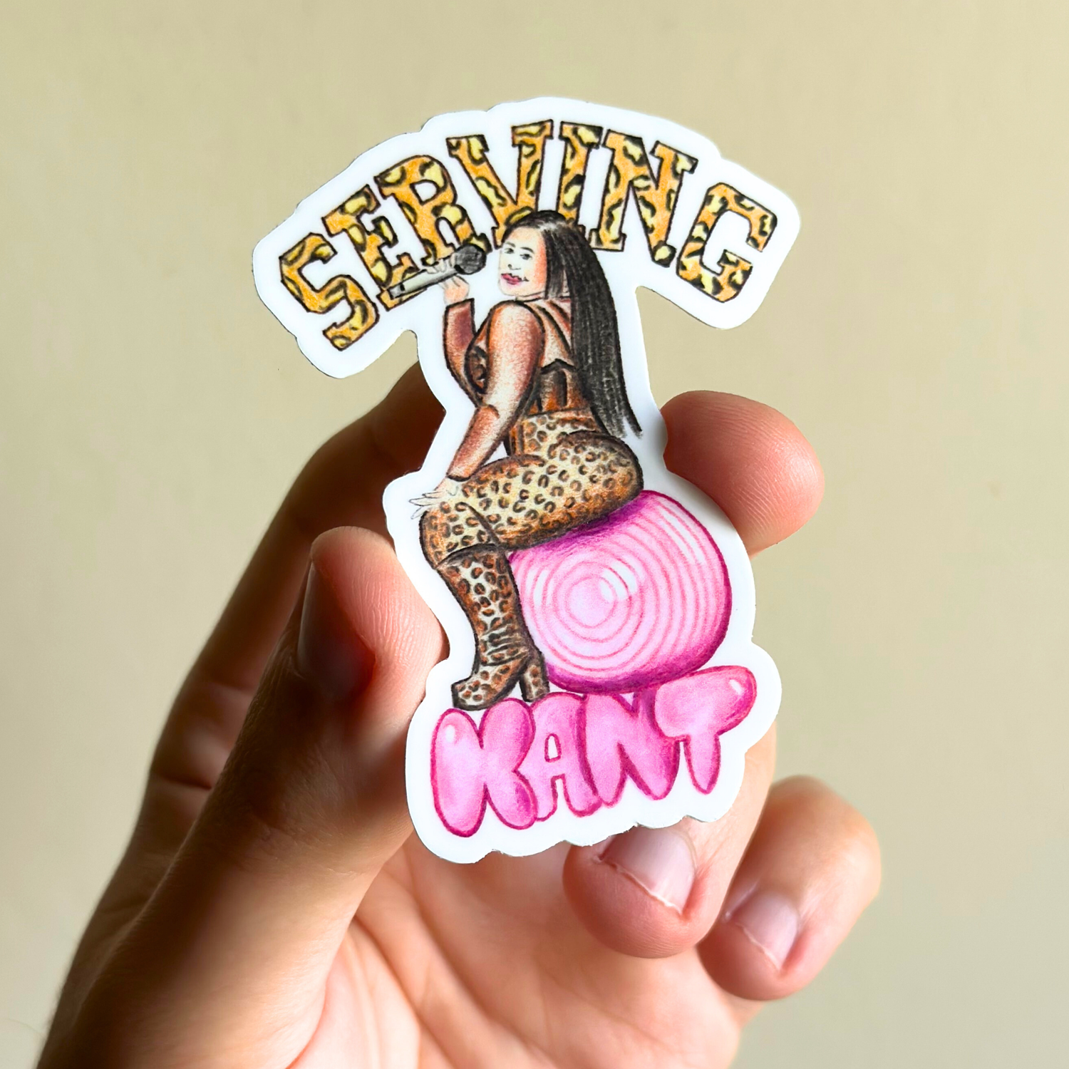Serving KANT Sticker