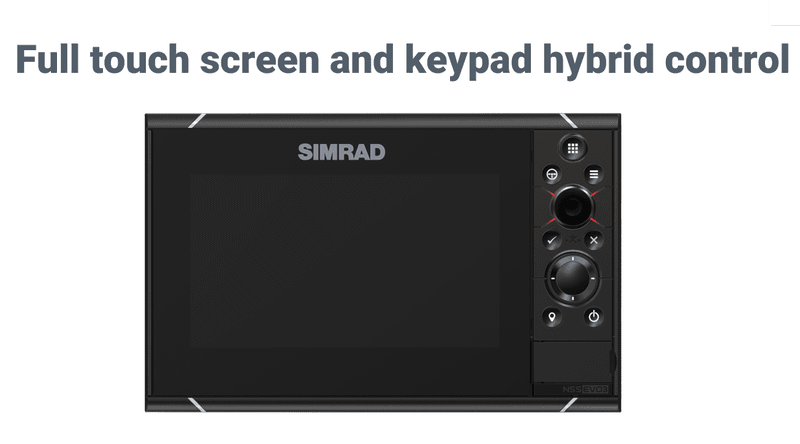 SIMRAD NSS12 EVO3S display da 12 pollici con il GPS, ecoscandaglio, Wi-Fi e uscita HDMI. Include basemap mondiale.