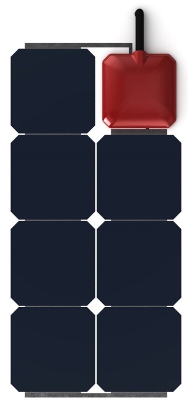 Pannello Solare Solbian ALLinONE  12V -- 23WATT -- 2/1A  --- MISURE 600X292X15