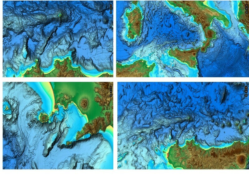 Cartografia C-MAP Reveal -- MEDITERRANEO ORIENTALE, MAR CASPIO, MAR NERO....