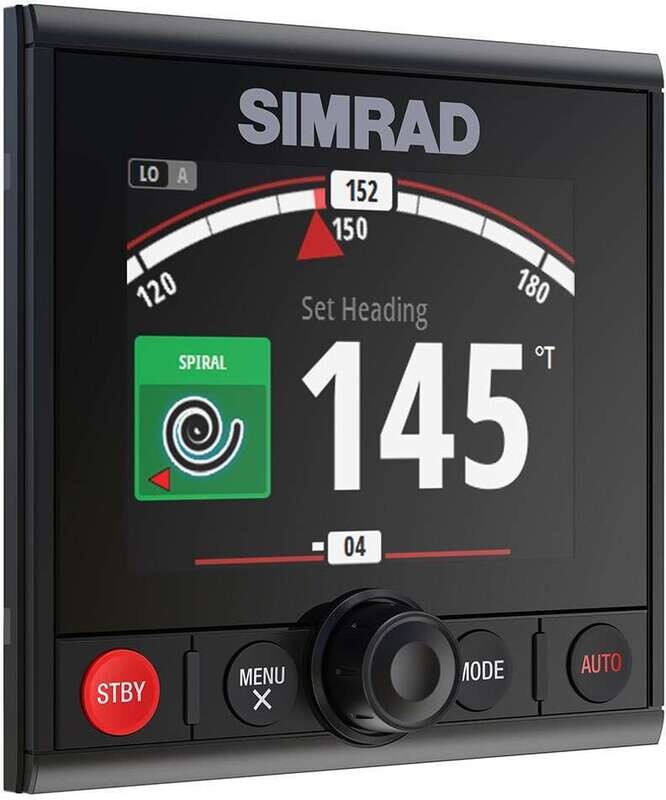 AUTOPILOT SIMRAD AP44 VRF ad alta capacità pacco. Composto di controllo AP44, precisione-9 bussola, RPU-160 pompa e NAC-3 computer autopilota