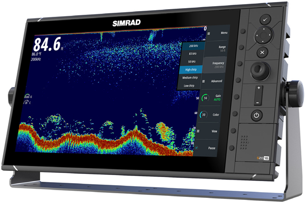 S2016 Dedicato fish-finder con modulo Broadband Sounder ™ e la tecnologia CHIRP. 16 &quot;display LCD widescreen