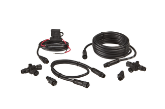 Kit di avviamento NMEA 2000® - Dorsale richiesta per Install Uno o Più sensori NMEA 2000® con OGNI Installazione HDS; Comprende: Alimentazione Cavo, Cavo da 0,6 m (2 piedi), Cavo da 4,5 m (15 ft), 2 c