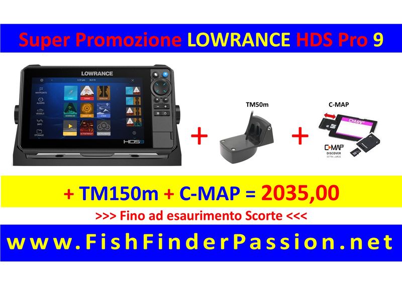 HDS PRO 9 +TM150M +  C-MAP Discover - SMART WATCH in OMAGGIO