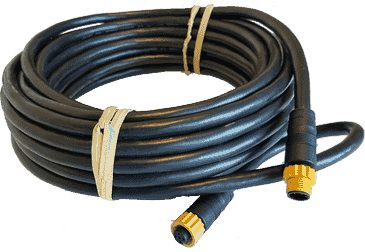 Cavo per uso medio NMEA 2000 Micro-C. 20 m (65,6 ft) Cavo a 18 gauge a bassa perdita consigliato per le corse di backbone di rete che consente una rete più robusta. I cavi sono identificati da collari