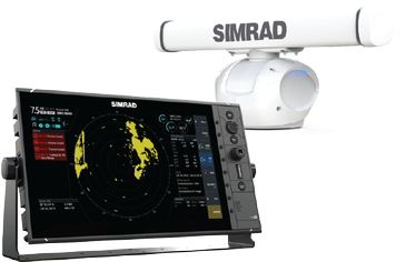Il kit Simrad R3016 HALO ™ -3 è un&#39;unità di controllo radar widescreen 16 &quot;dedicata e il radar a compressione di impulsi HALO-3. Il kit include unità di controllo radar R3016, piedistallo Halo e anten
