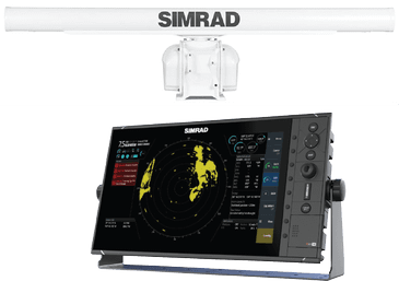 Simrad R3016 25 kW kit antenna radar piede 7 è dedicato 16&quot; widescreen controllo radar Unità e 25 kW HD radar. Il kit include un&#39;unità di controllo radar R3016, piedistallo 25 kW e 4 antenna ft, kW pr
