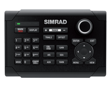 Telecomando cablato O2000 per Pro Radar: ideale per imbarcazioni dual-helm. Progettato per controllare fino a 4 unità di controllo radar. Più controller O2000 consentiti sulla rete. Mark / tasto MOB p