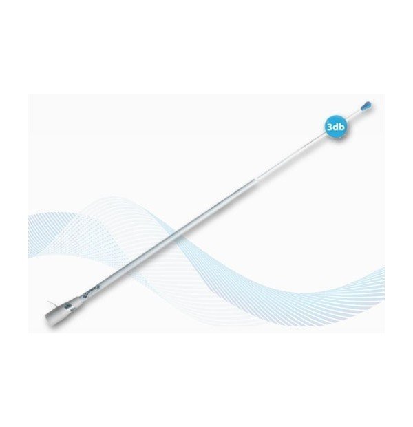 Glomex  Antenna VHF attacco rapido vetroresina, 1,5 mt