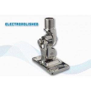 GLOMEX BASE A DOPPIO SNODO IN ACCIAIO INOX AISI 316