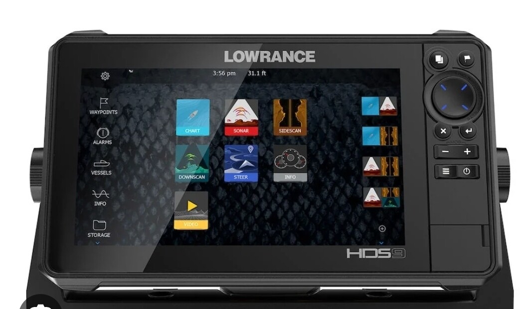 Lowrance HDS-9 LIVE + 3in1 HD + Tm165HW + c-map discover + ass. tec.