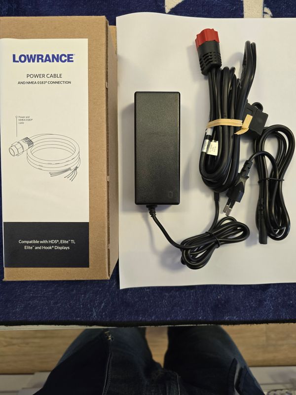 Kit Alimentatore 12V-10A+cavo alimentazione per apparati LOWRANCE