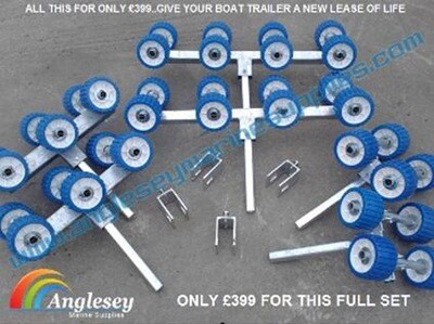 Boat Trailer Rollers Bunk To Rollers Conversion Kit