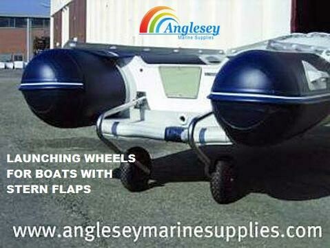 Launching Wheels For Boats With Stern Flaps