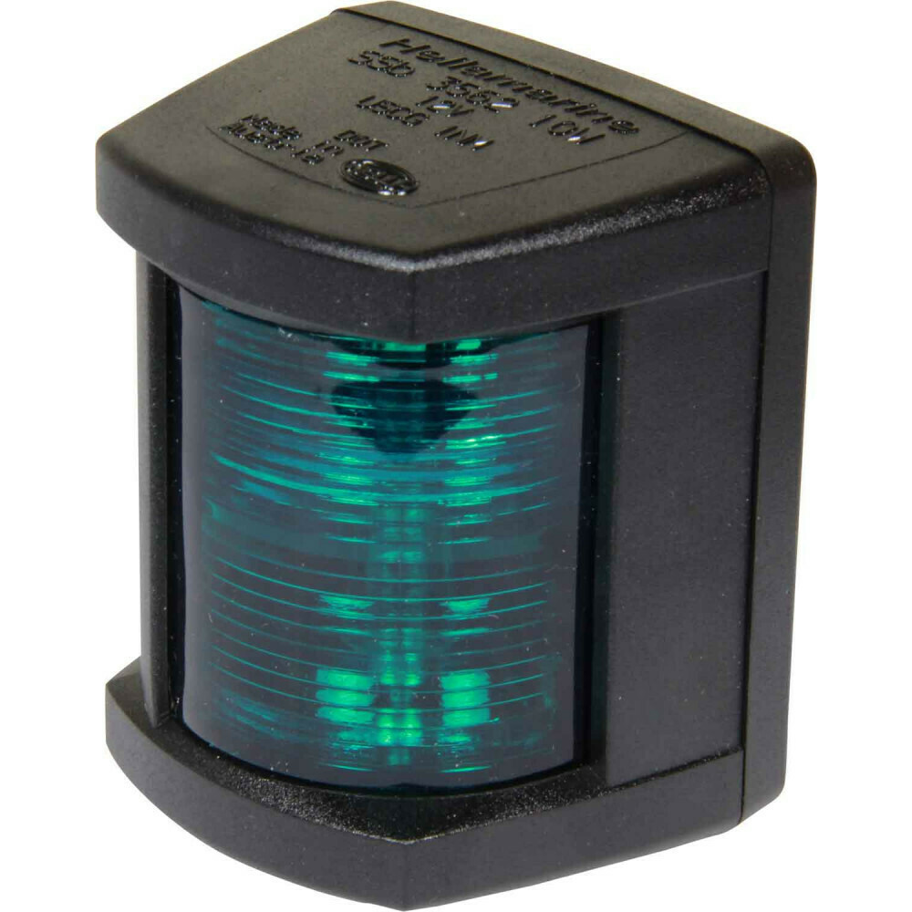 Starboard side boat navigation light