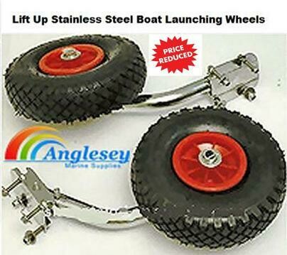 Stainless steel lift up launch wheels short type