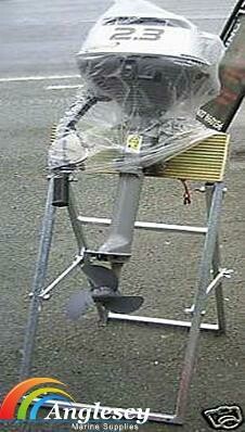 Outboard engine stand galvanized