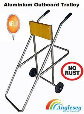 Aluminium outboard engine trolley