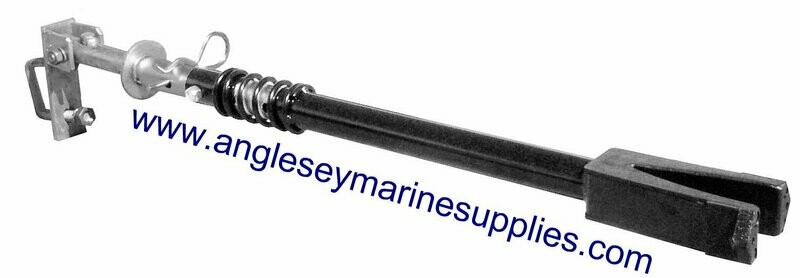 Outboard engine trailer support bar