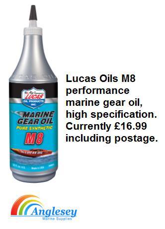 performance marine gear oil M8 Lucas Oils