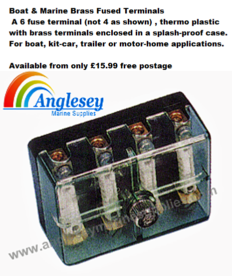 12v Fused Connector Box 6 Terminal
