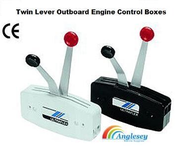 Twin Lever Outboard Control Box