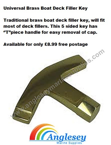 Brass Boat Deck Filler Key