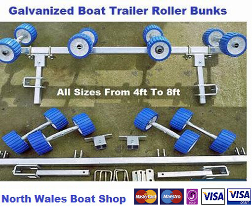 Boat Trailer Roller Bunks 8ft