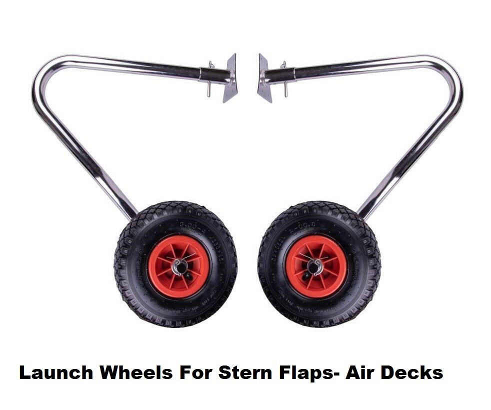 Boat Launching Wheels For Stern Flap And Air Decks