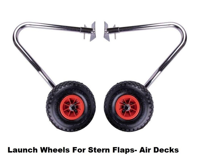 Boat Launching Wheels For Stern Flap And Air Decks