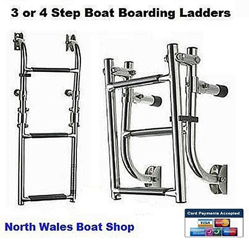 Folding Boat Ladders (4 Step)