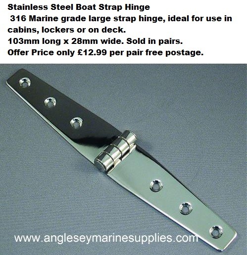 Stainless Steel Strap Hinge For Lockers-Doors