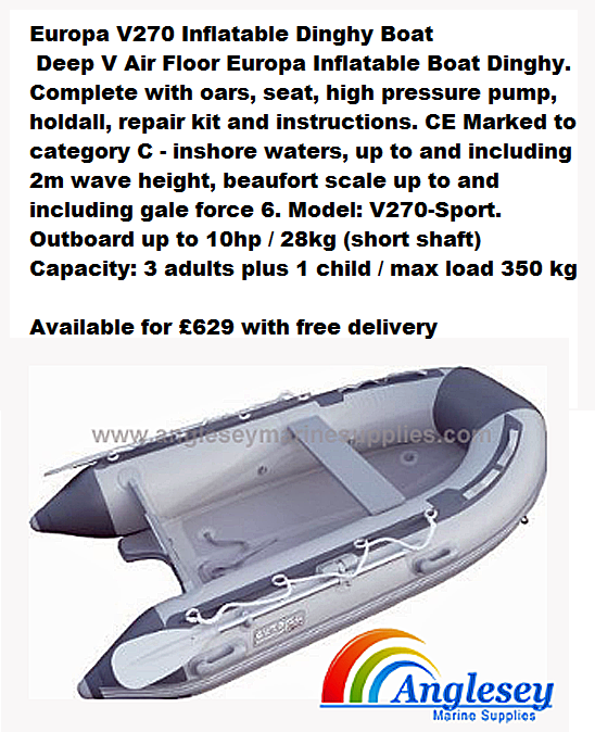 Europa V270 Inflatable Boat