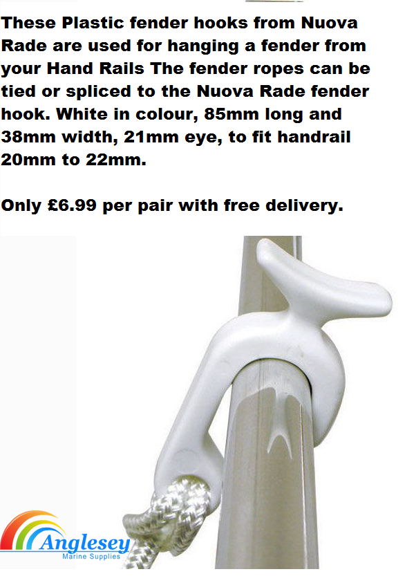 Plastic Fender Hooks Per Pair