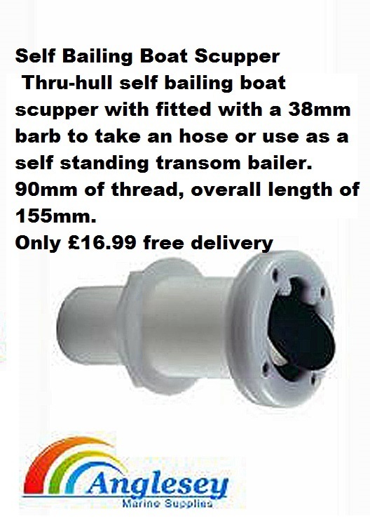 Self Bailing Boat Scupper