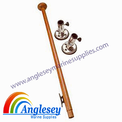 60cm Boat Flagpole Complete